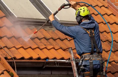 Démoussage et hydrofuge de toiture à Sannerville